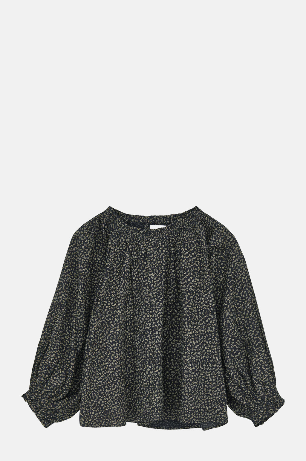 Skall Carla Blouse Eline Print Black and Beige.