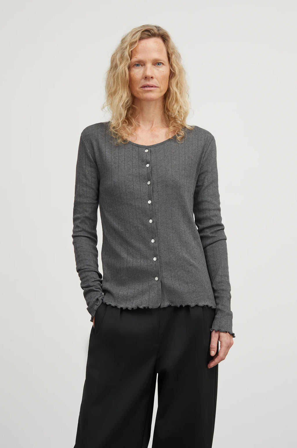 Edie Cardigan Dark Grey