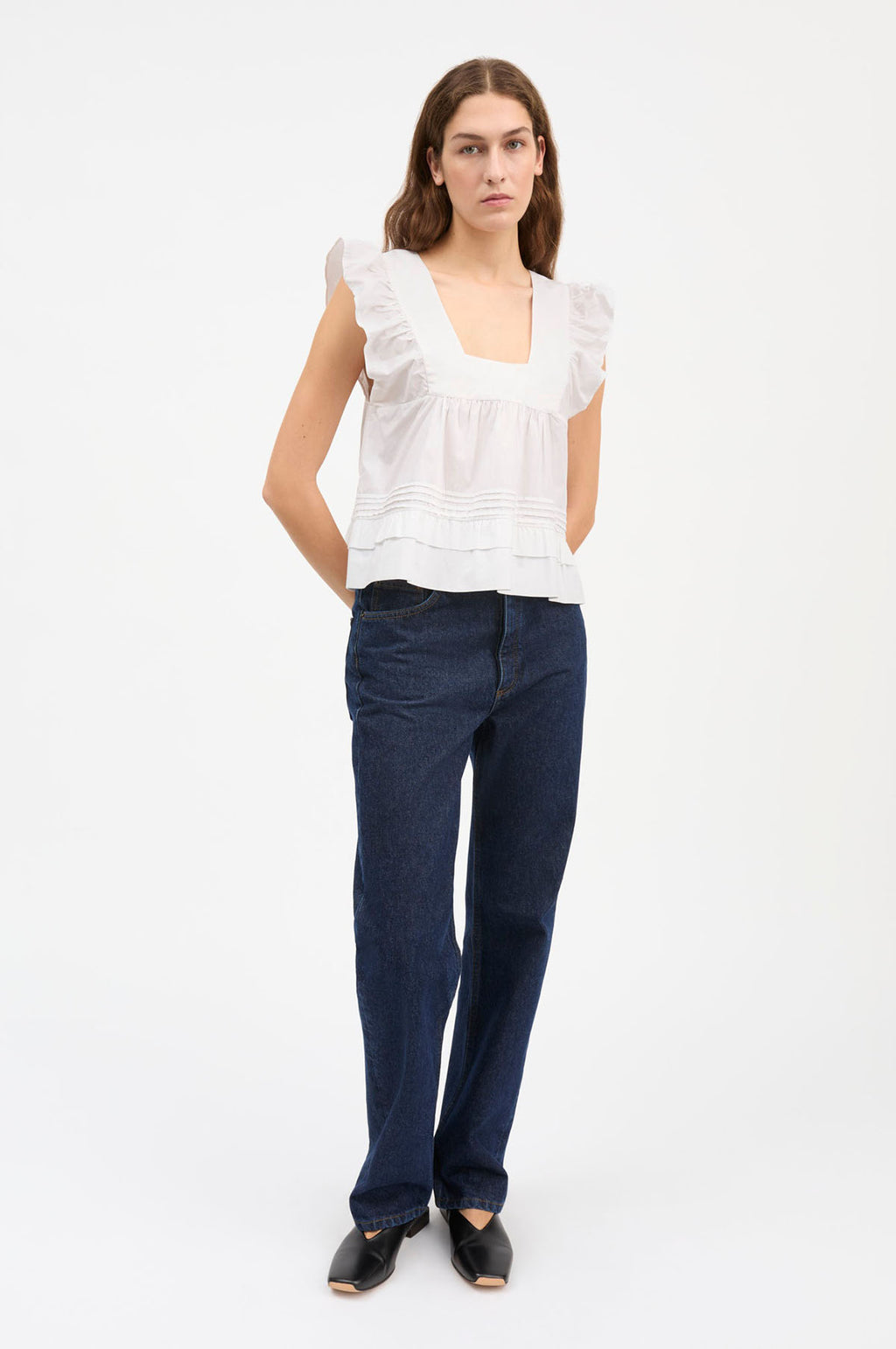 Alice Top Optic White