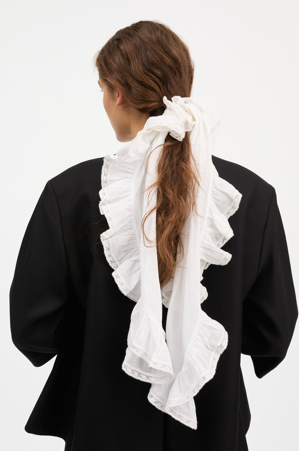 Beatrice Scarf White
