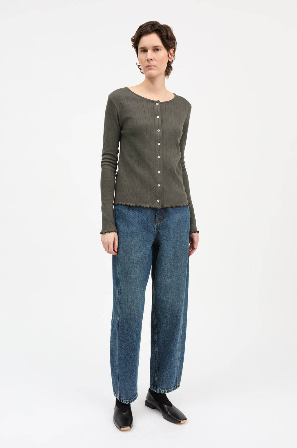 Edie Cardigan Dark Green