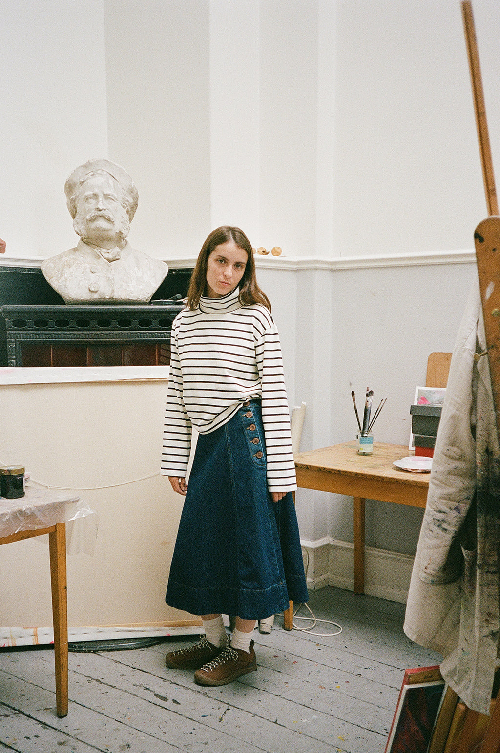 Katinka Skirt Indigo Blue