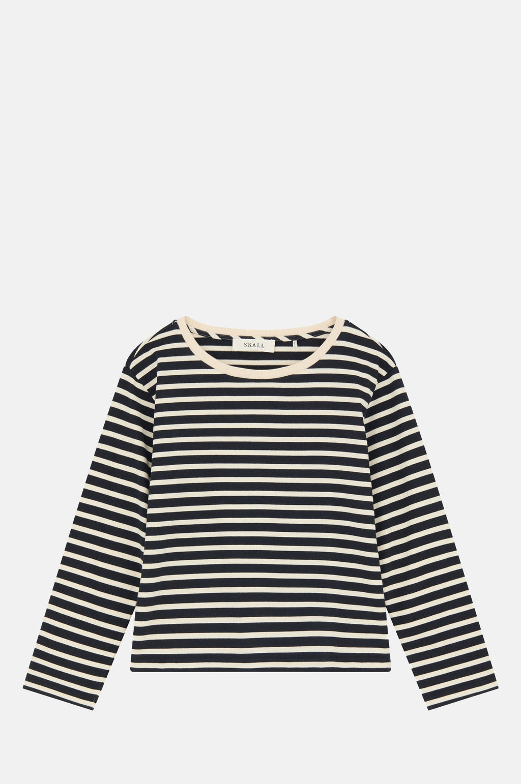 Skall Studio Marron Oversized Blouse Navy Off White Stripe.