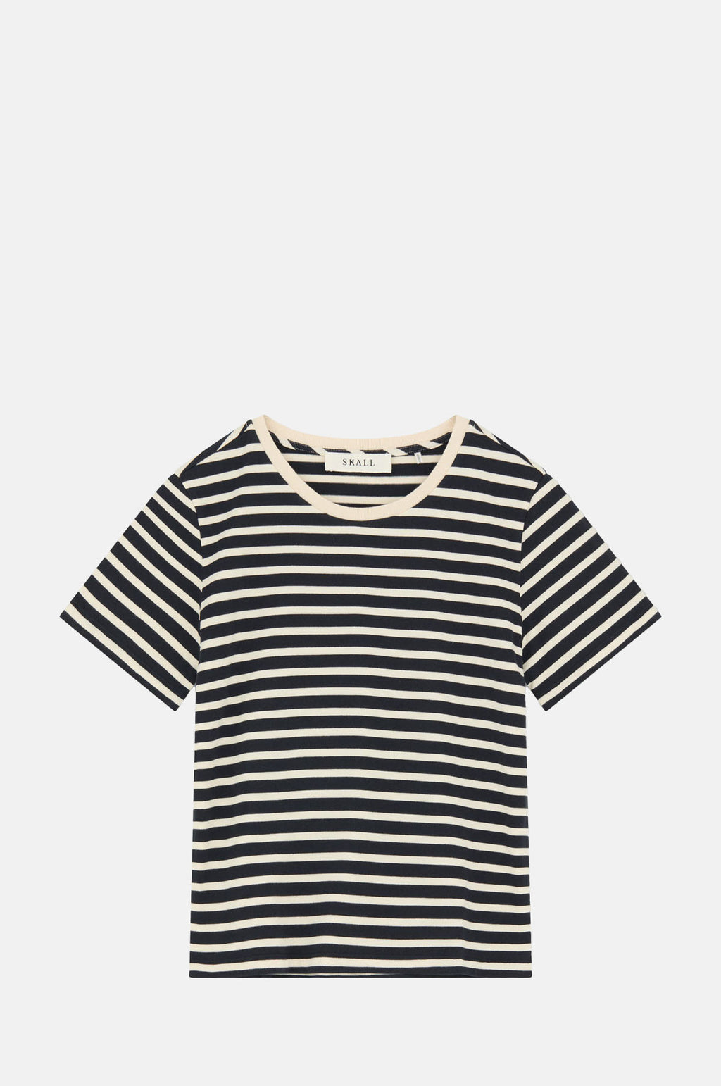 Skall Studio Marron Regular Tee Navy Off White.