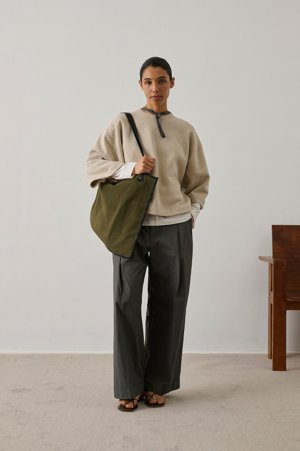 Iksan Sweat Beige Chine