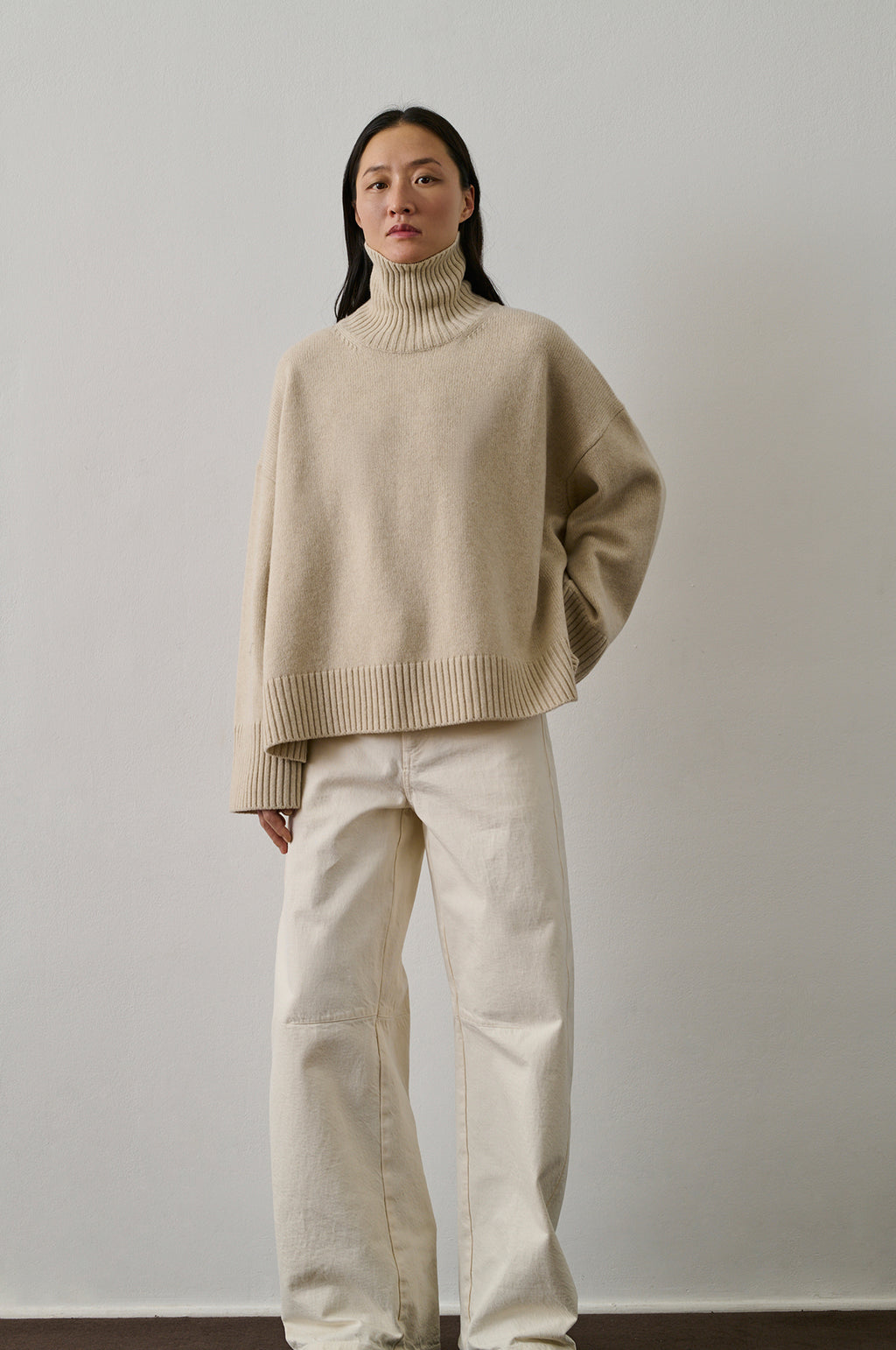 William Knit Ecru Chine