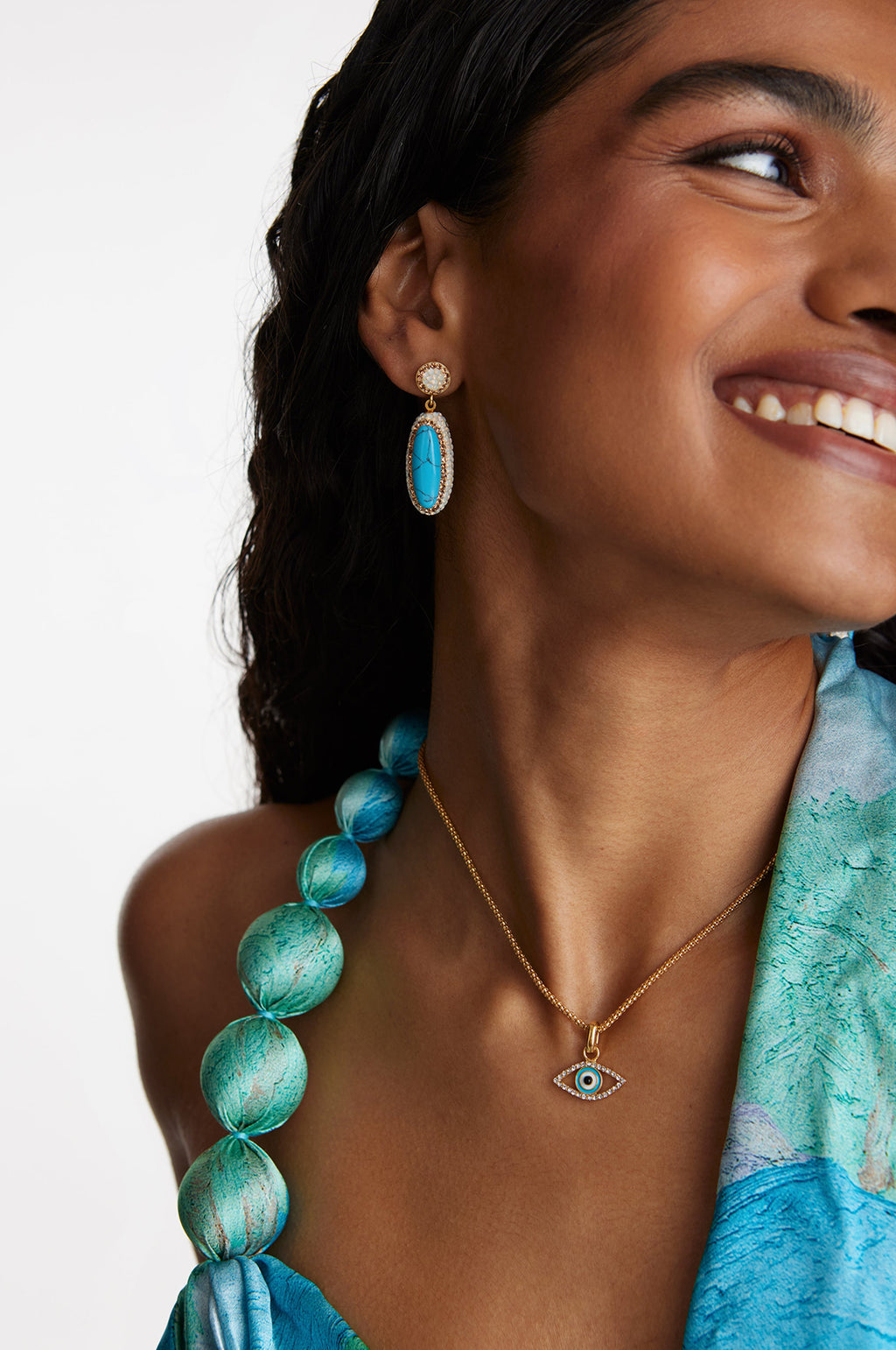 Soru Charm Rope Gold Necklace