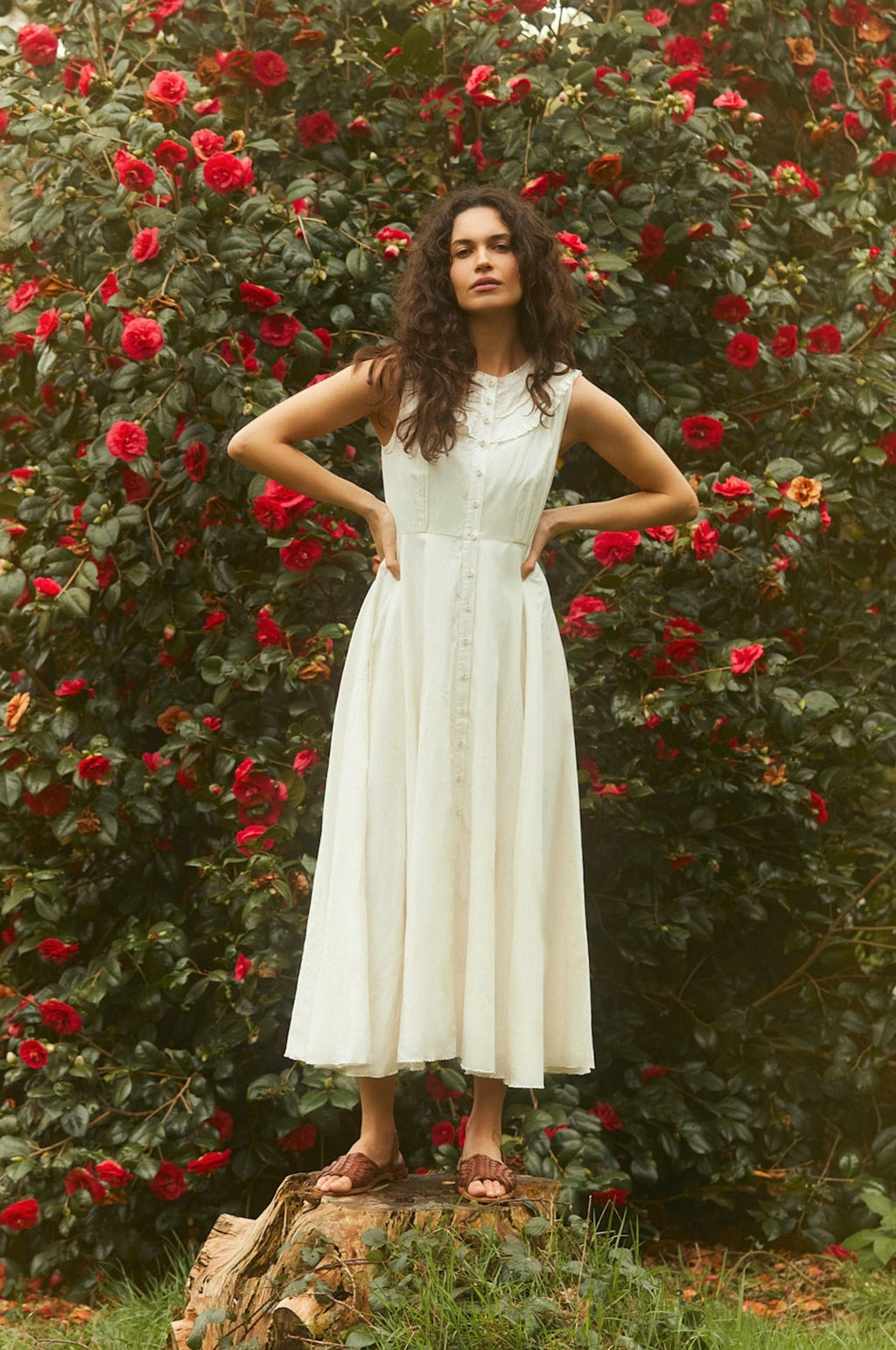 Edwina Dress Buttermilk