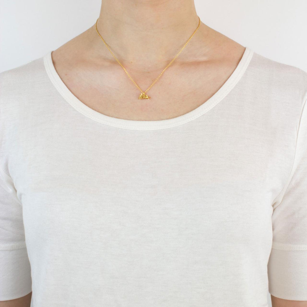 A.M. Leaping Rabbit Necklace Silver