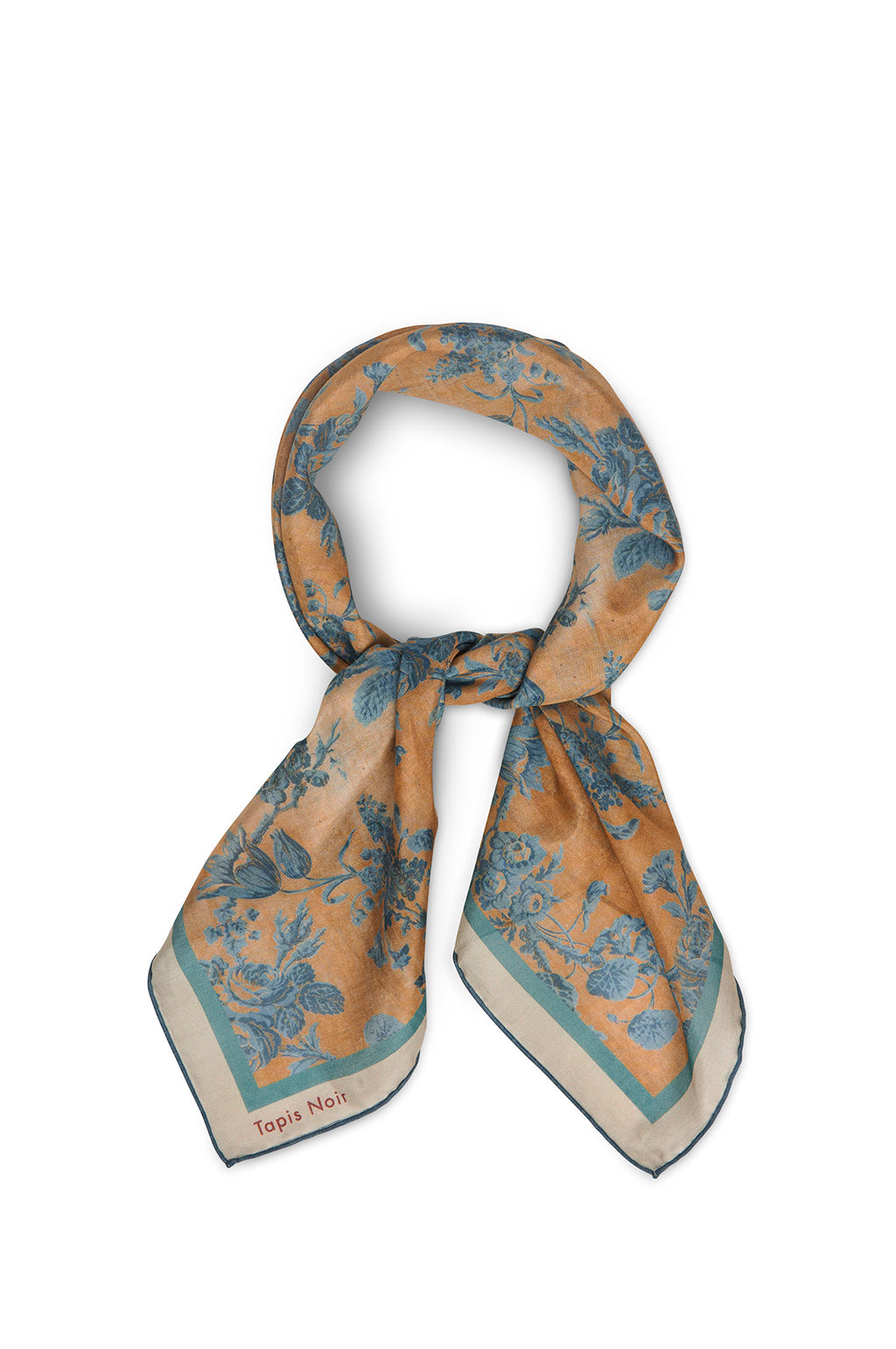 Light Dahlia Scarf Blue