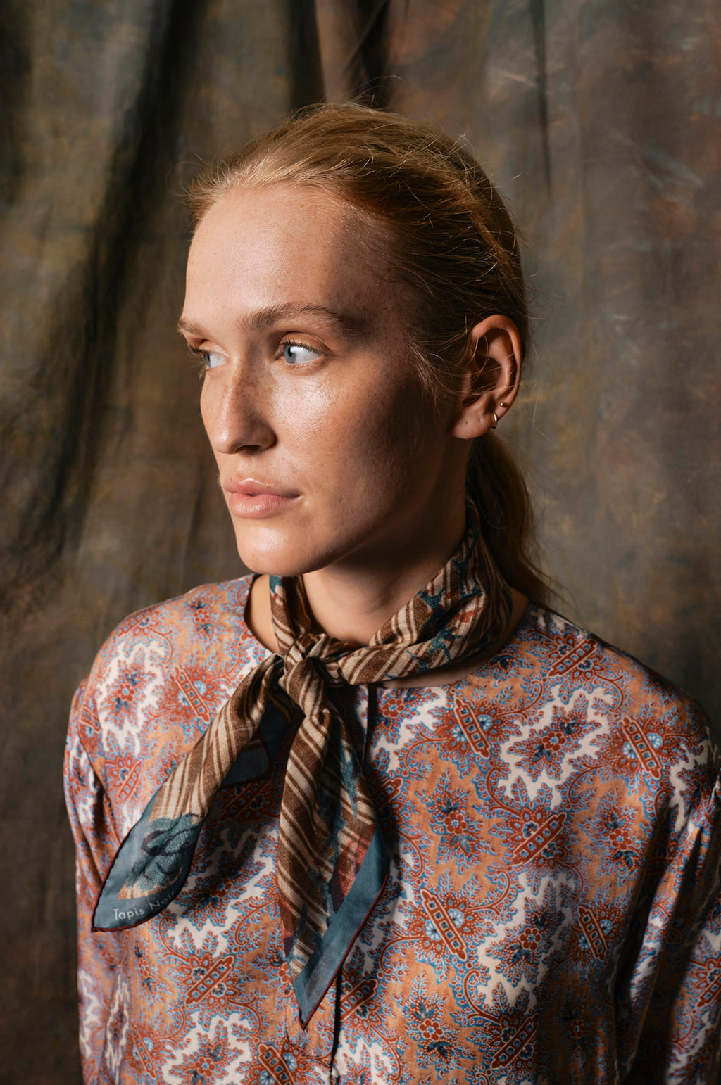 Light Delilah Scarf Brown