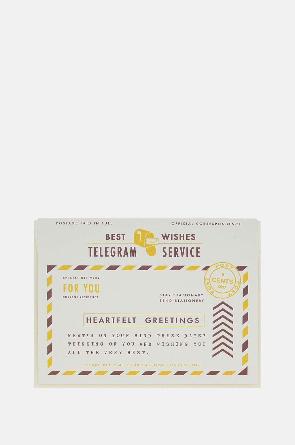 The Regional Assembly of Text Heartfelt Telegram Card.