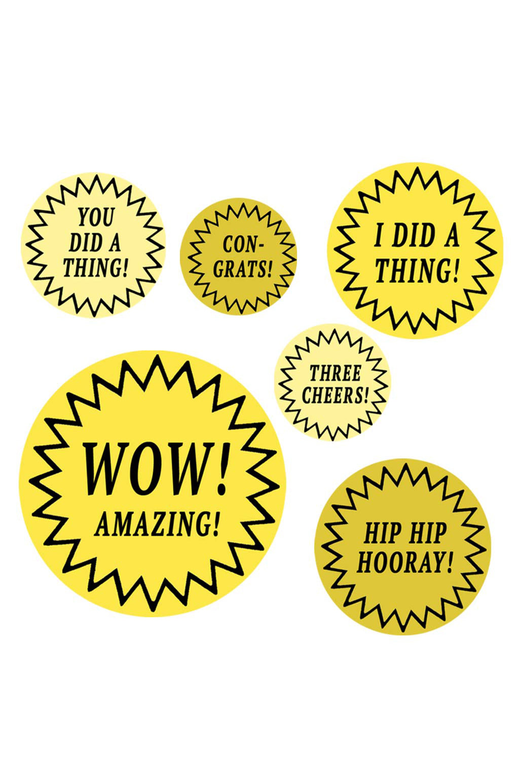 You Did A Thing! Pack of Buttons