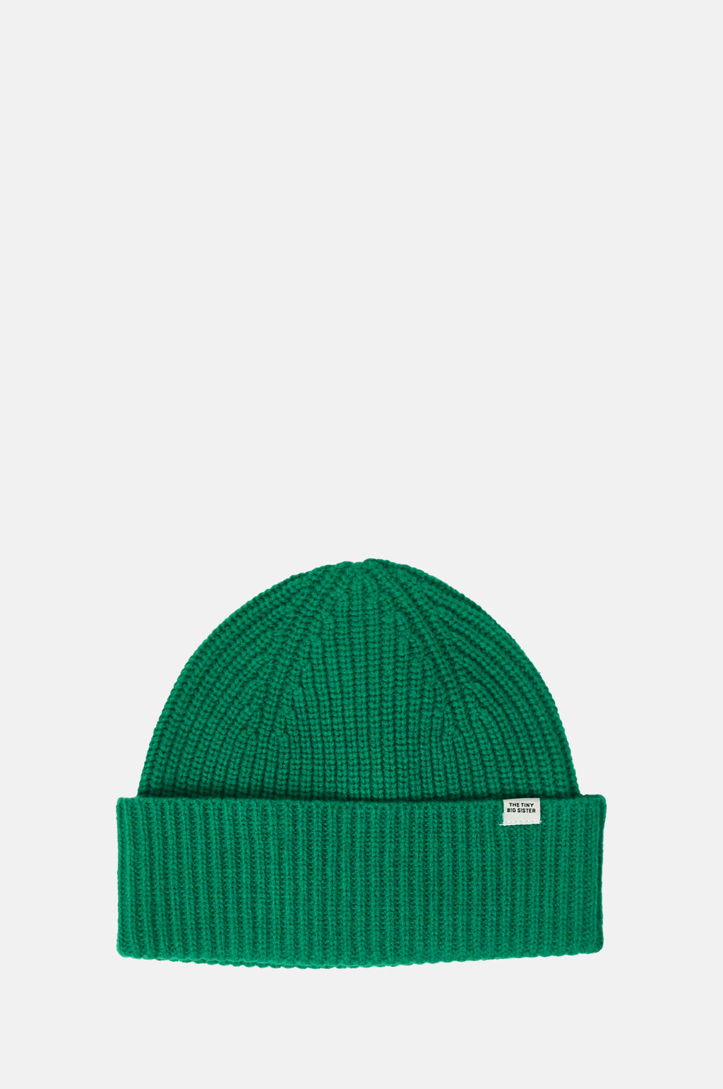 The Tiny Big Sister Leo Beanie Dark Green.