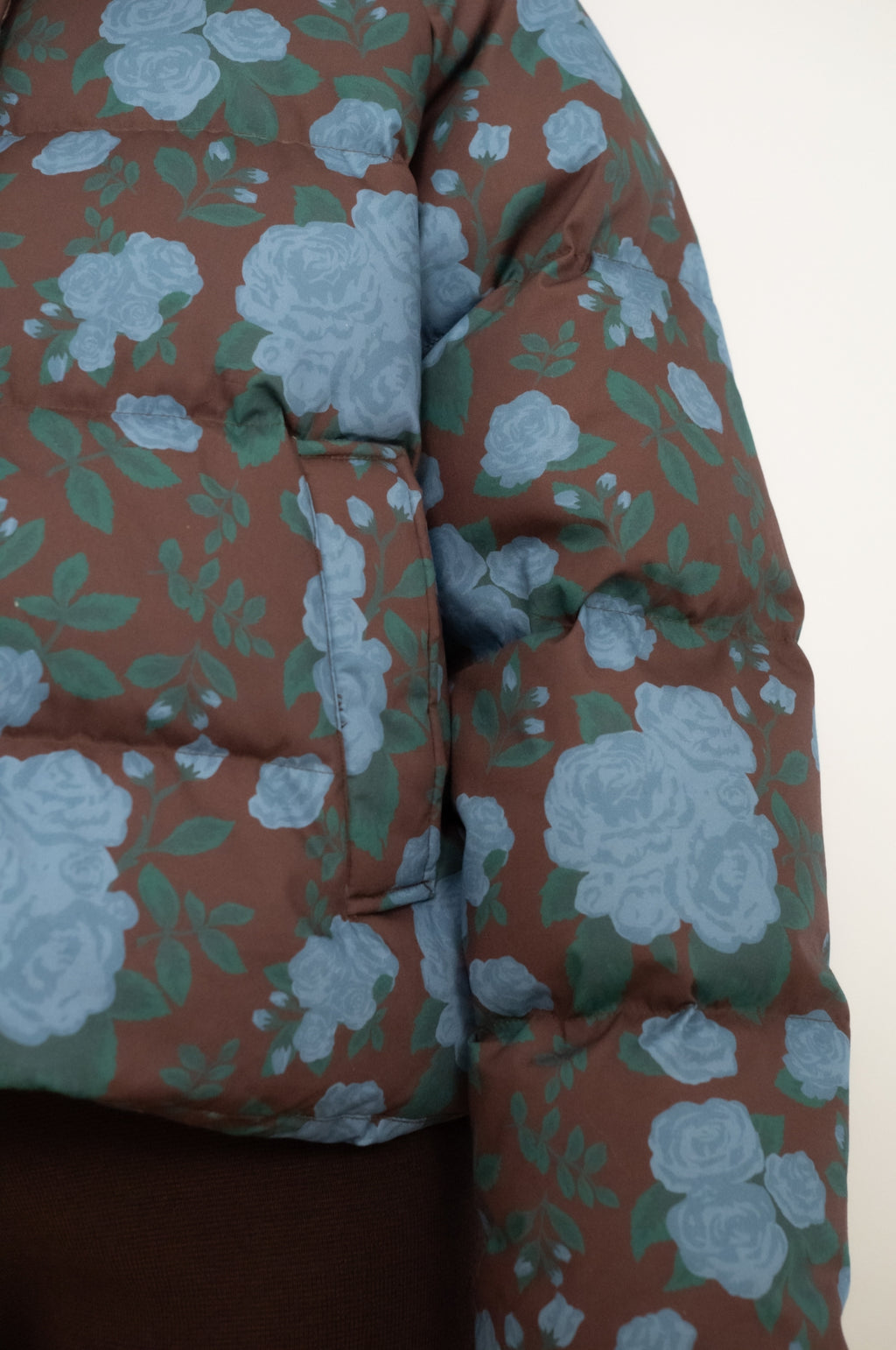 Roses Short Jacket Dark Brown