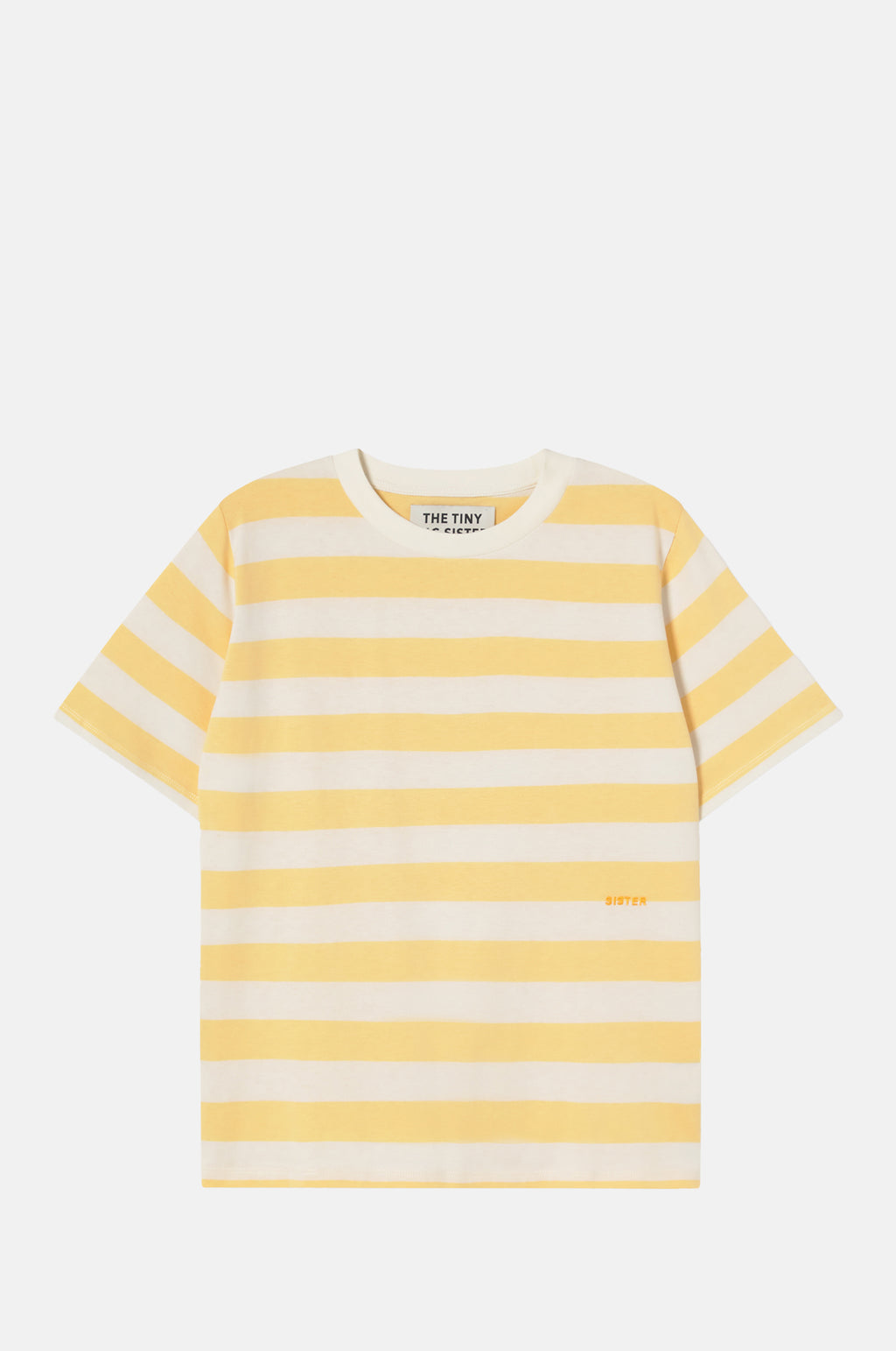The Tiny Big Sister Striped Tee Mellow Yellow.
