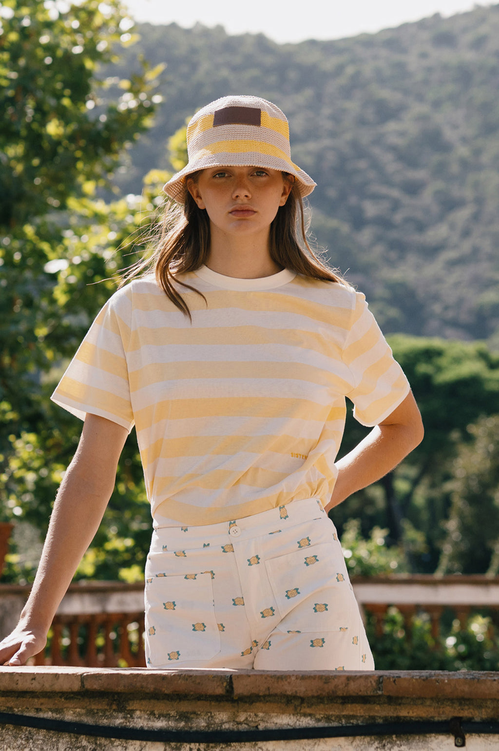 Striped Tee Mellow Yellow