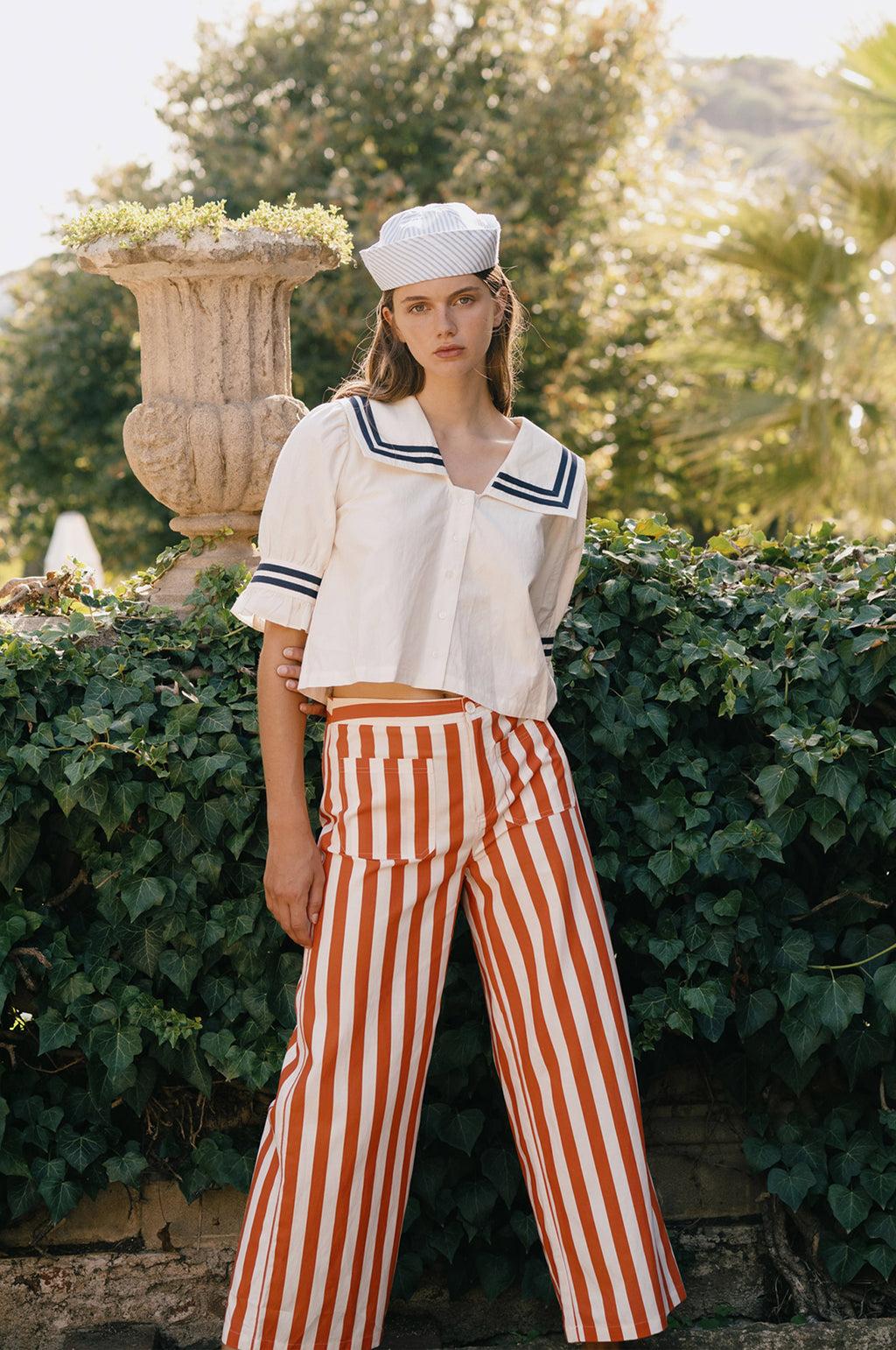 Stripes Blouse Off White