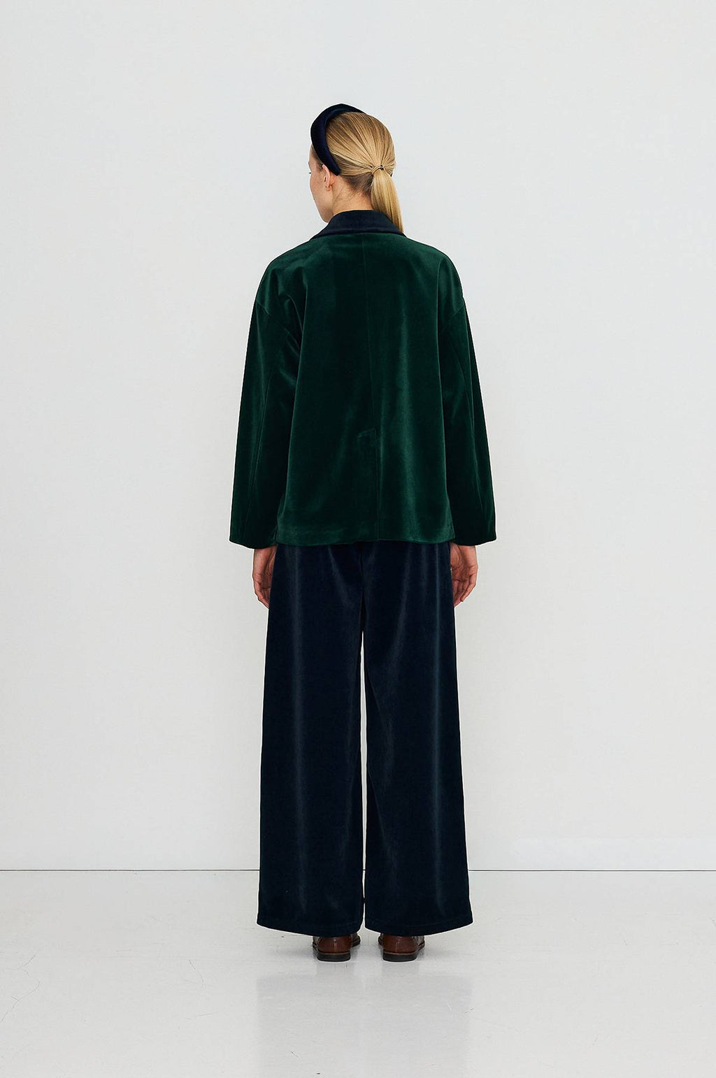 Velvet Pants Ink Blue