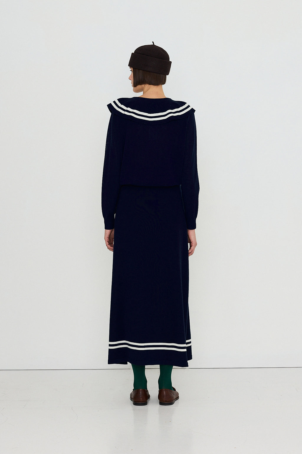 Volume Skirt Navy