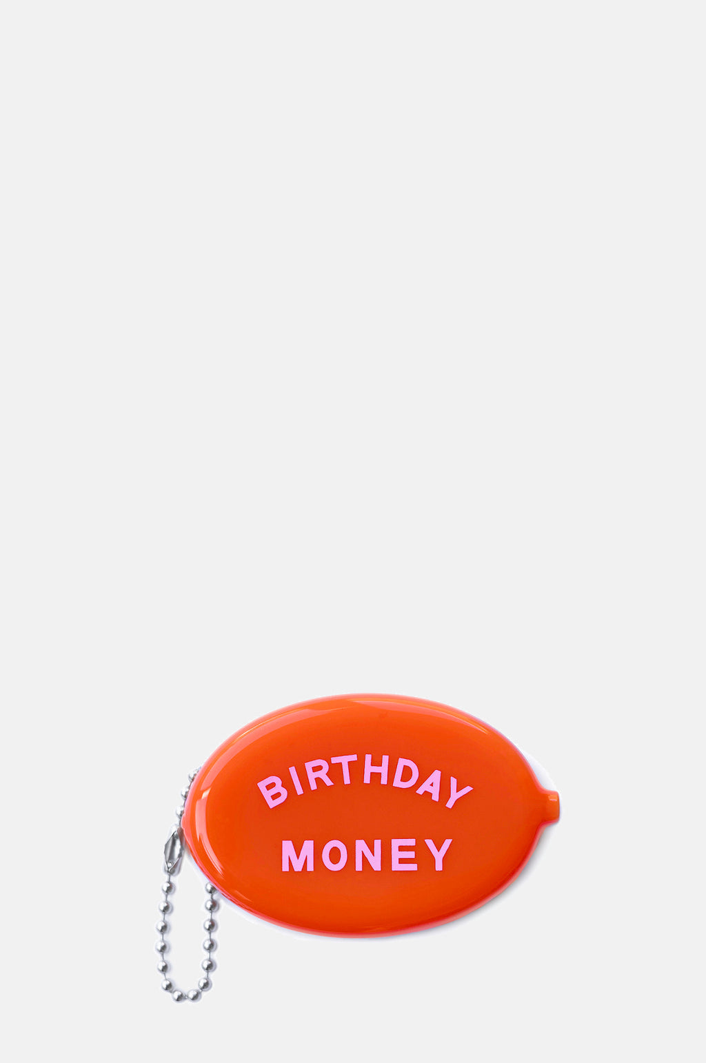 Three Potato Four Birthday Money Coin Pouch in Red and Pink.