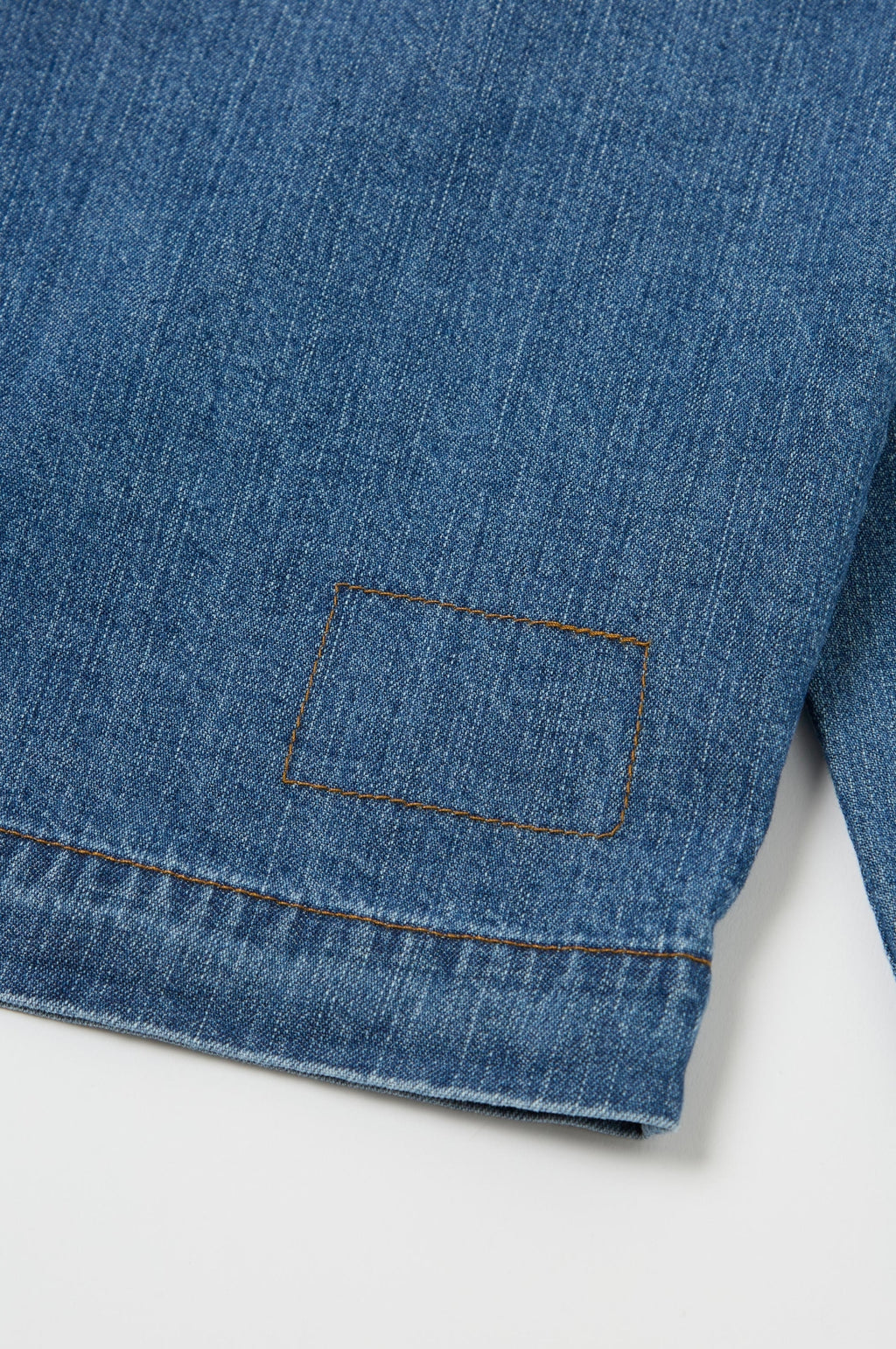 Field Jacket 8OZ Slub Denim Washed Indigo