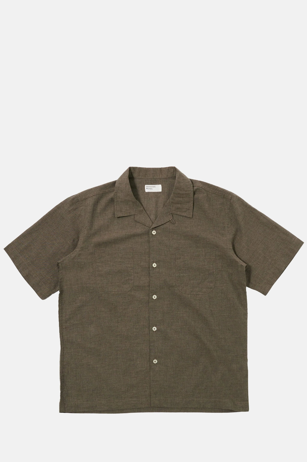 Universal Works Sal Road Shirt Brown.