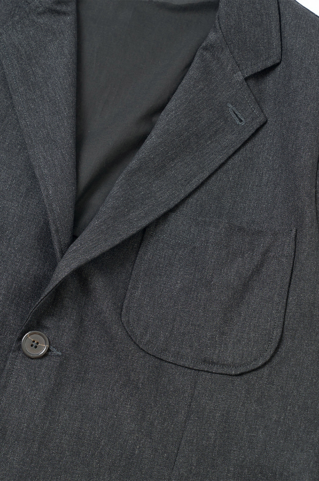 Two Button Jacket Recycled IT Tweed Charcoal