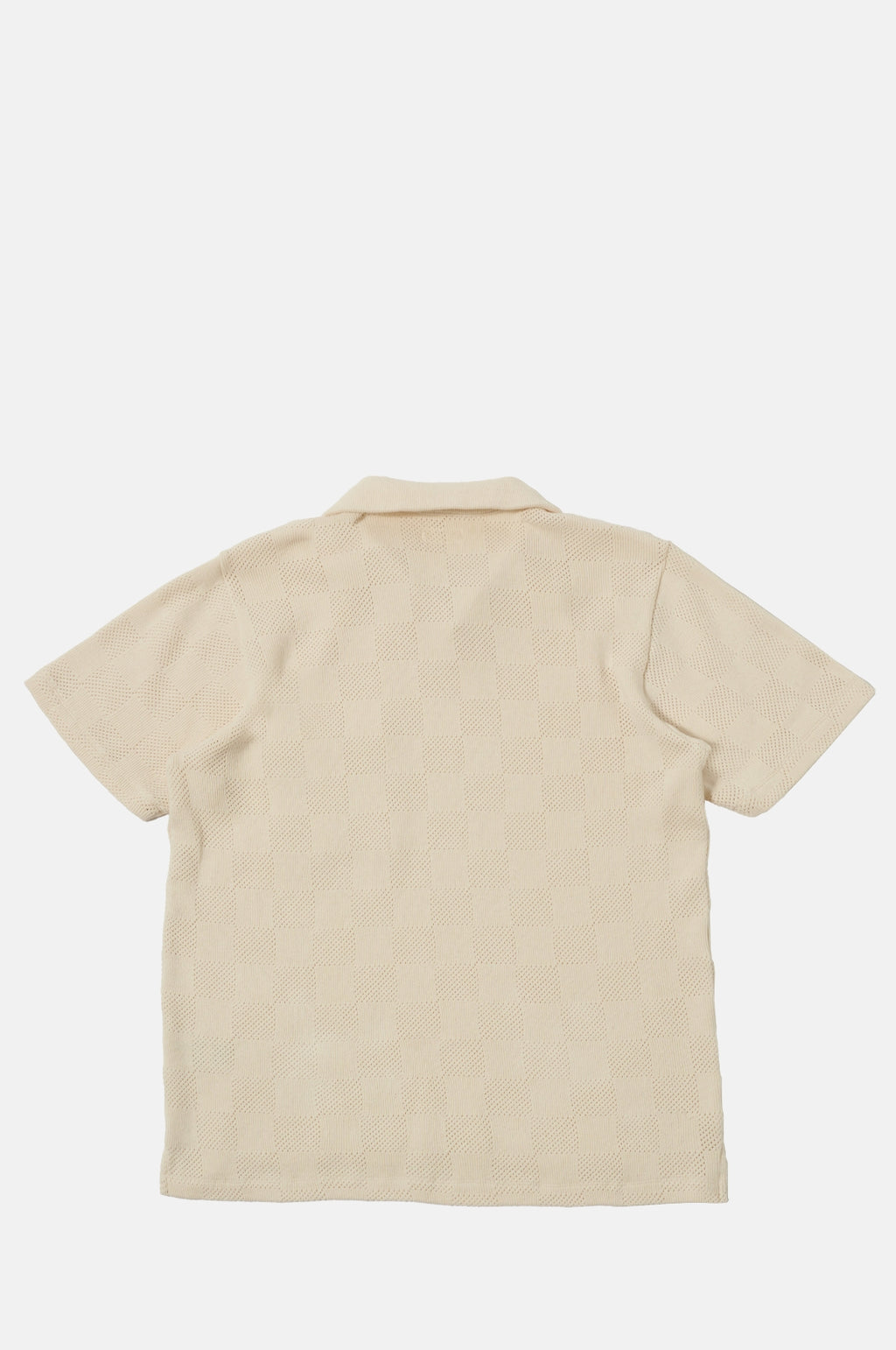 Vacation Polo Fantasy Checkerboard Ecru