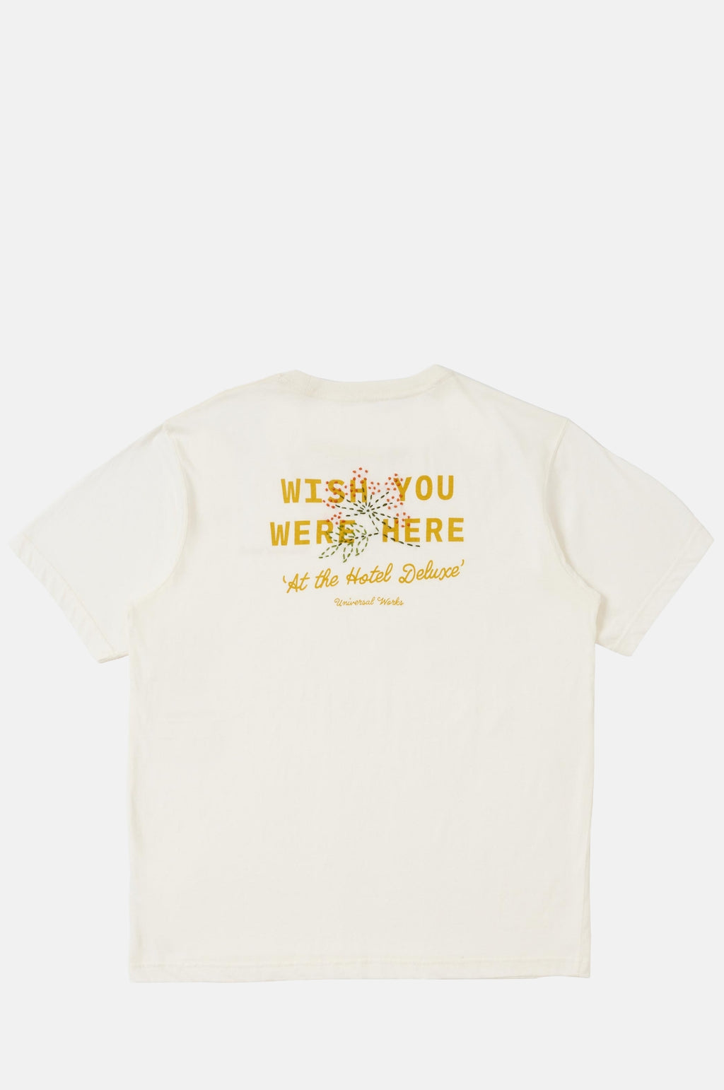 Wish You Were Here Tee Ecru