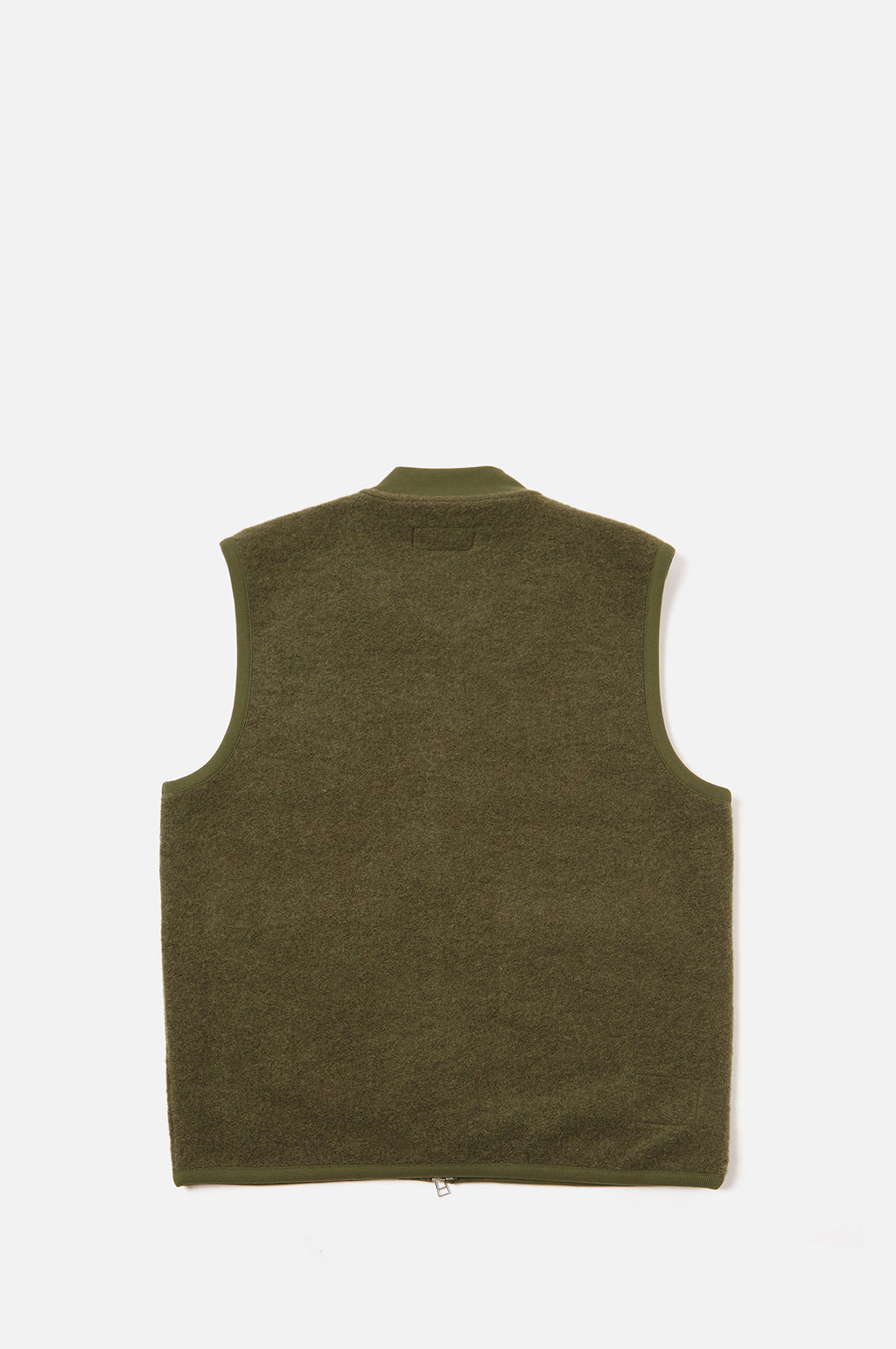 Zip Waistcoat Olive
