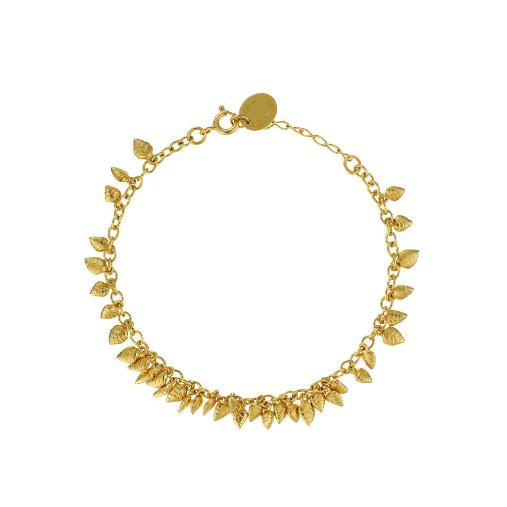 A.M. Quaking Grass Multi-Seed Bracelet Gold