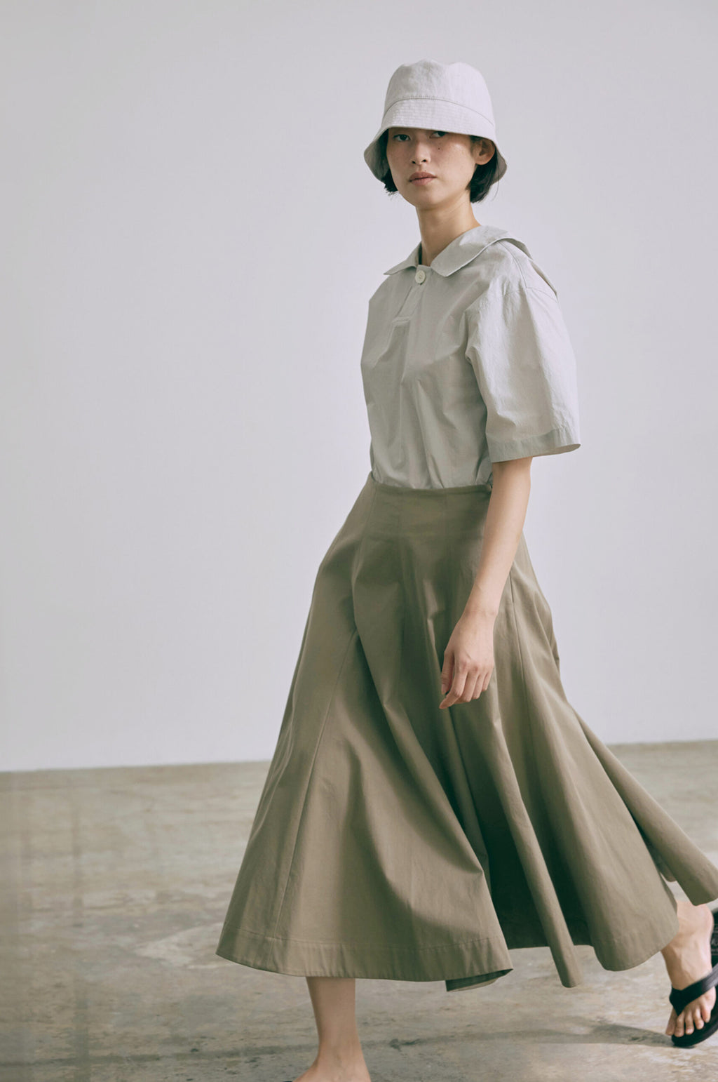 Tangle Chino Skirt Kaki