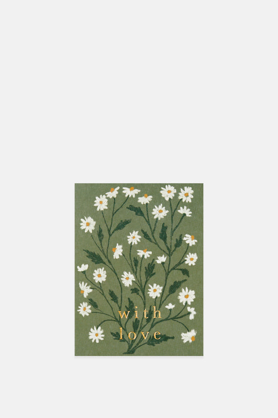 Daisy With Love Mini Card