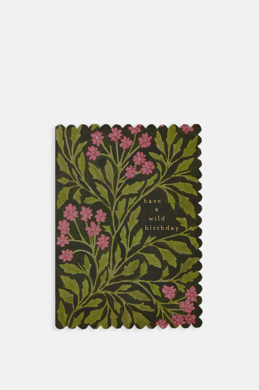 Green Flora Have A Wild Birthday Card