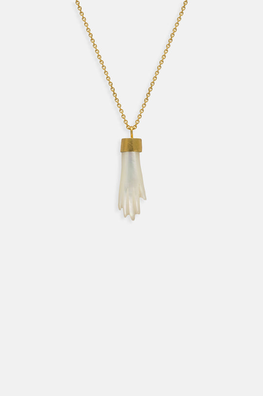 Hand Pearl Necklace