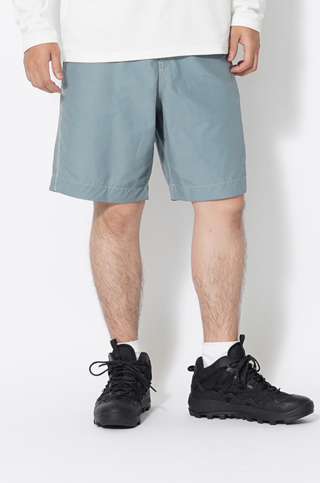 Light Mountain Cloth Shorts Blue