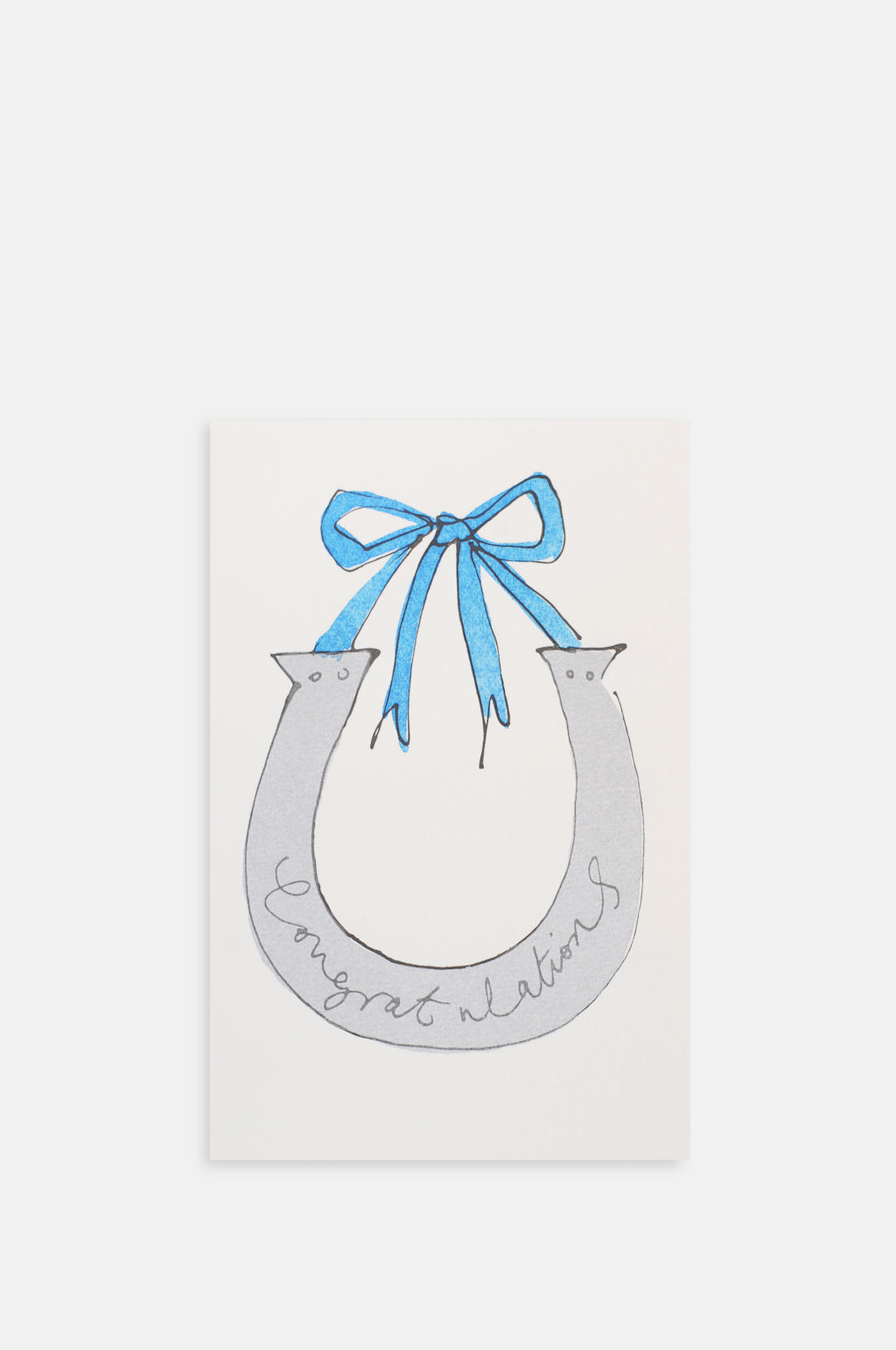 Lucky Horseshoe Card