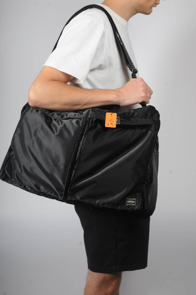 Porter Yoshida Tanker 2 Way Boston Bag in Black – The Hambledon