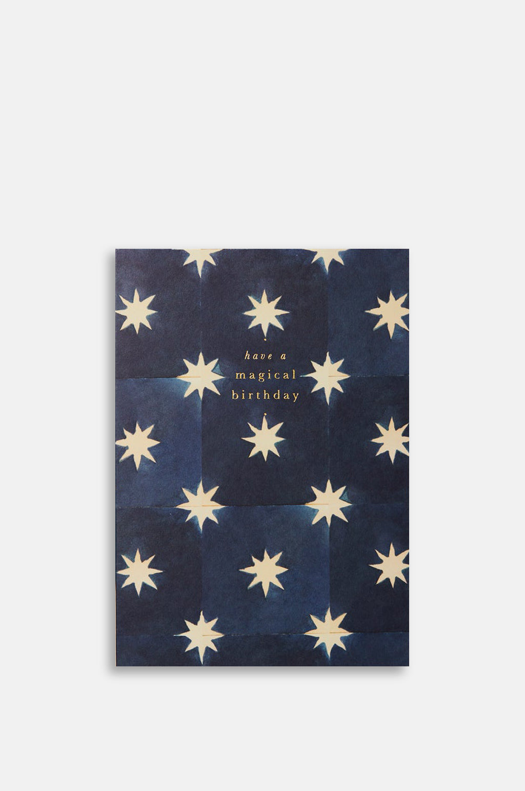 Navy Stars Magical Birthday Card