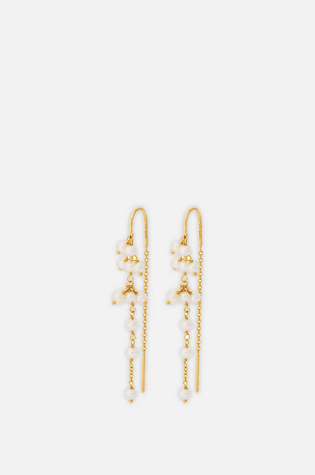 Ocean Treasure Gold Earchains