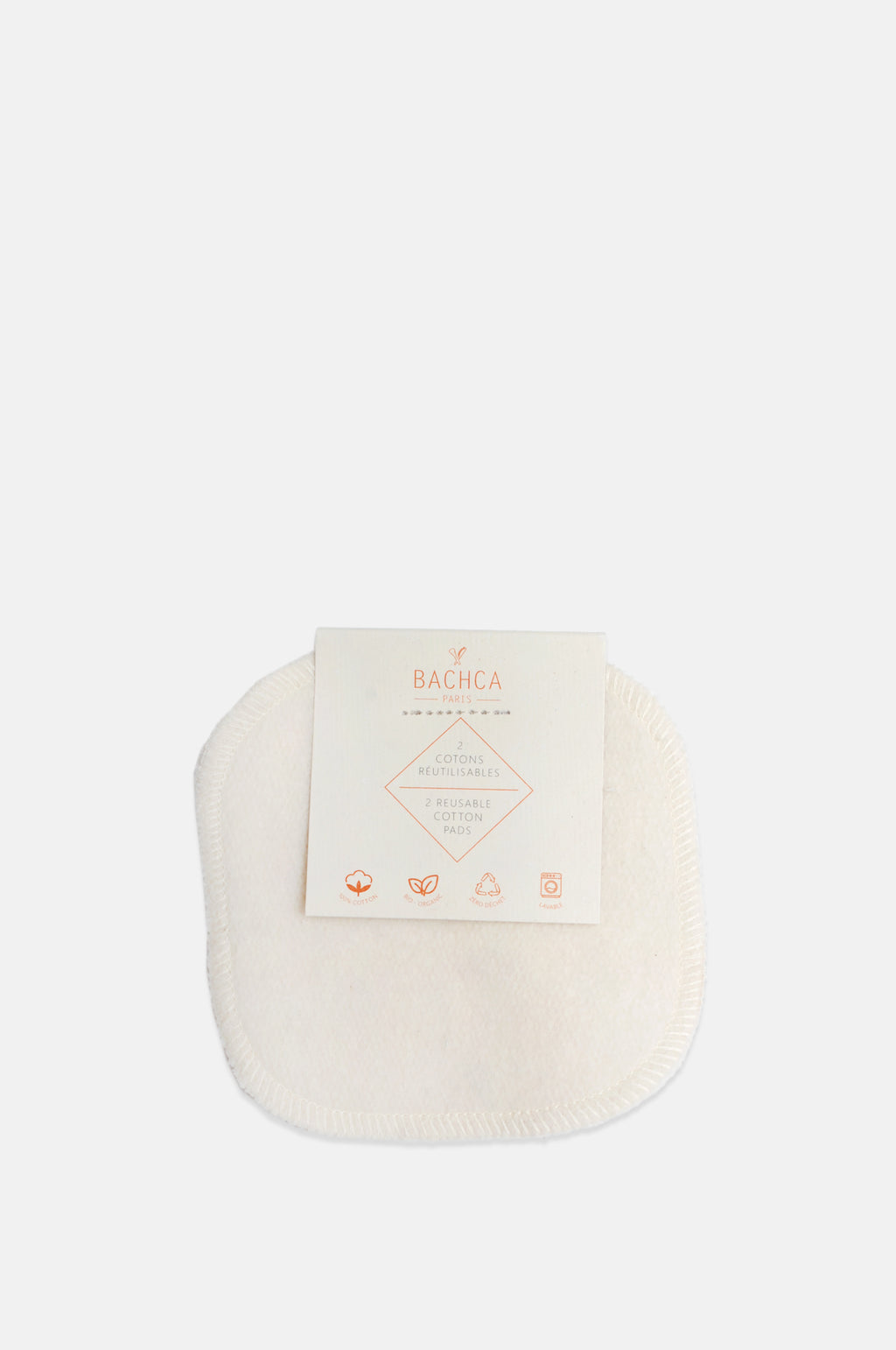 Set of 2 Cotton Reusable Make Up Remover Pads