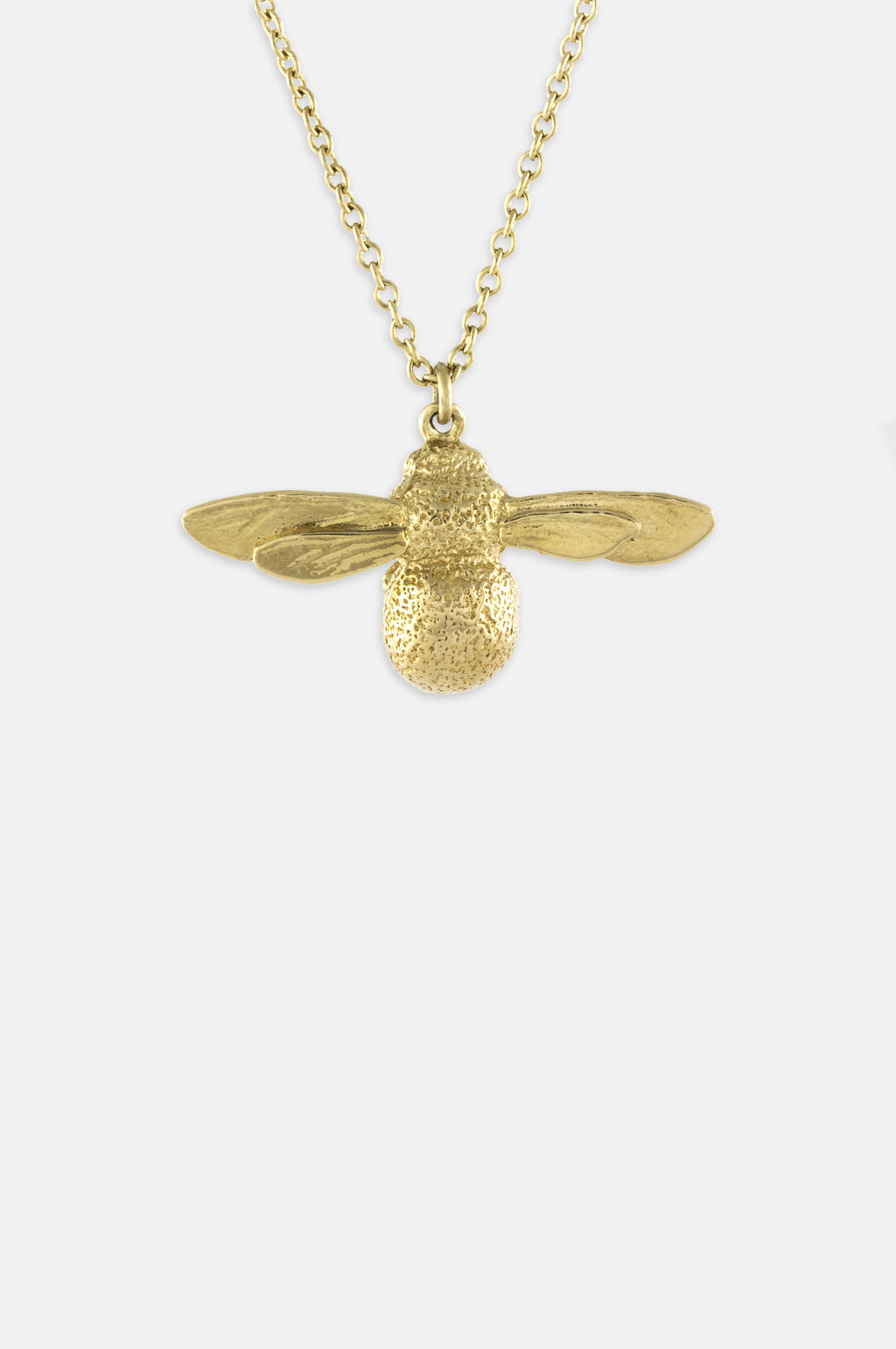 Baby Bee Necklace Gold Plate
