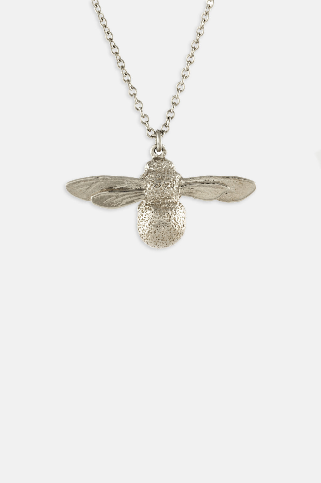 Baby Bee Necklace Silver