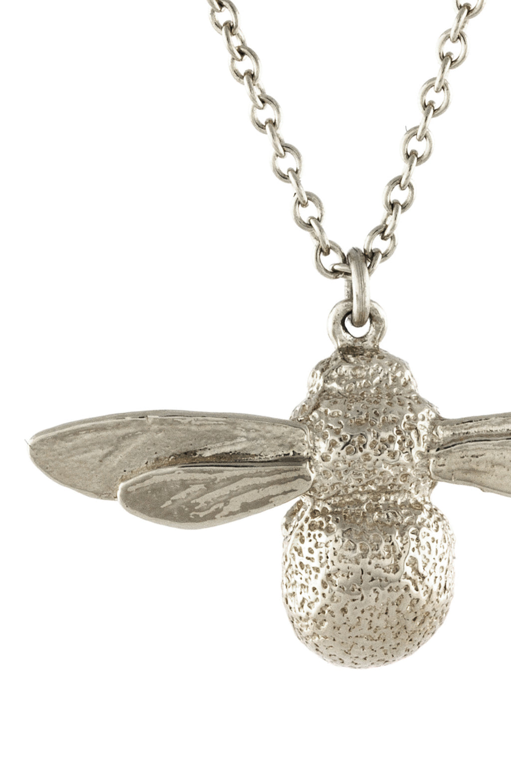 Baby Bee Necklace Silver