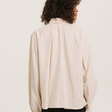 Soline Velvet Blouse Ecru
