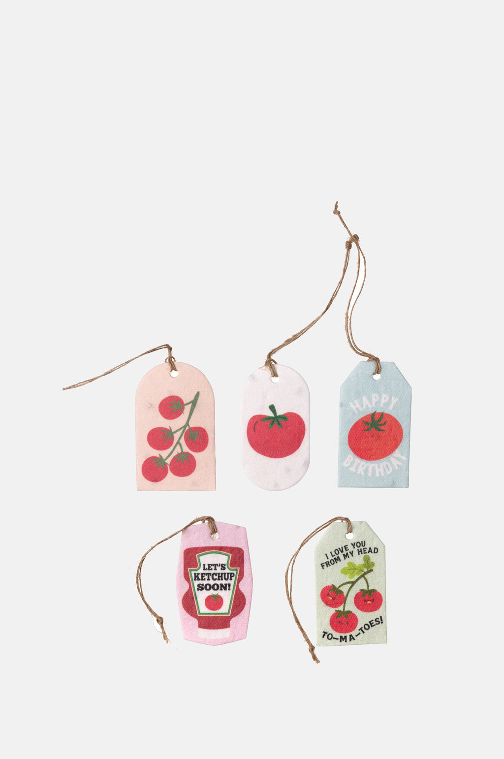 Tomatoes Plantable Seed Gift Tags Pack of 5