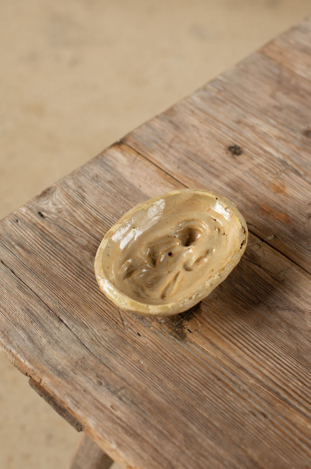 19th-Century Italian Glazed Ceramic Quince Jelly Mould - Simple Figure ...