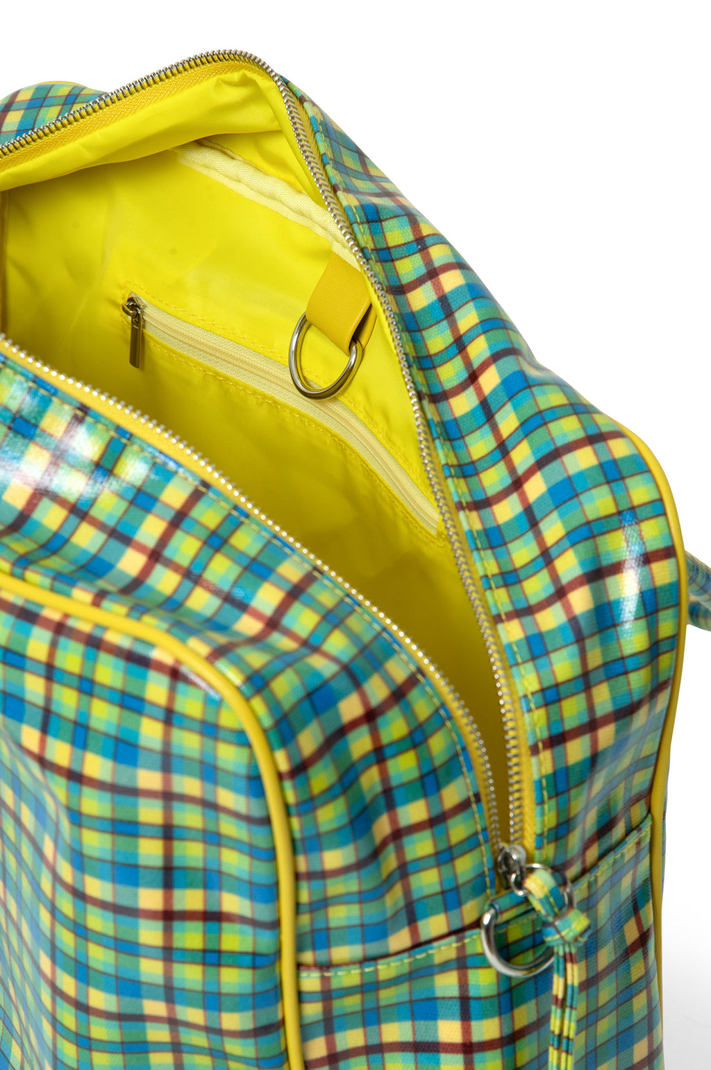 Truro Coated Holdall Zesty Check