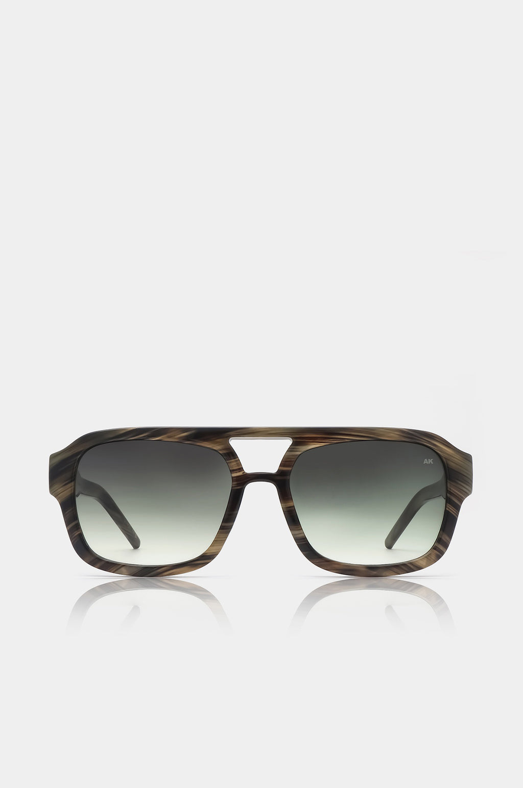 Kaya Sunglasses Striped Horn